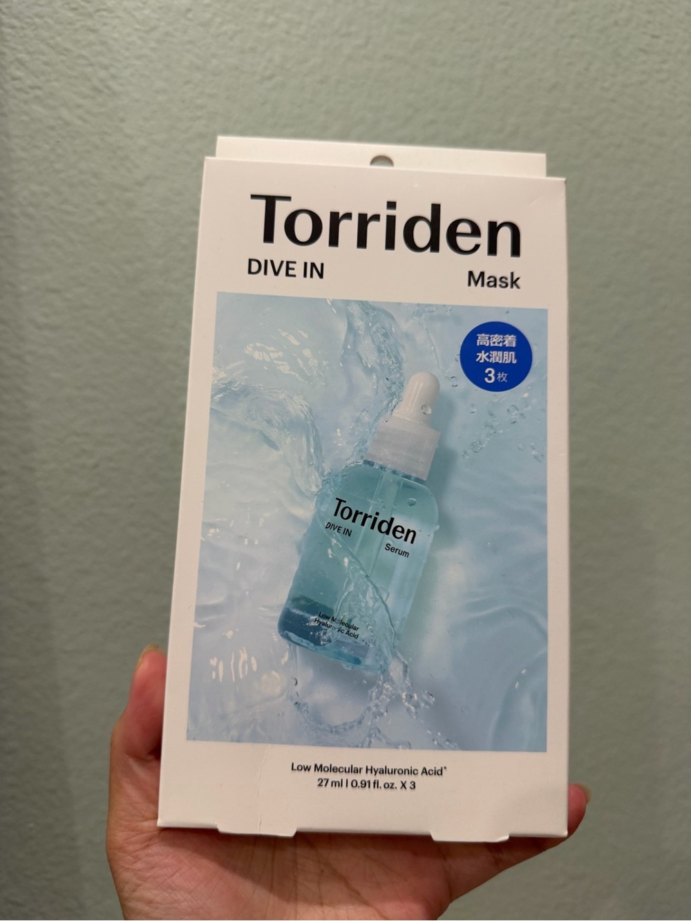 Torriden Dive In Mask - Low Molecular Hyaluronic Acid Sheet Masks - 3 Masks